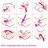 ARMONY - MASSAGGIATORE E VIBRATORE A Y-WAND DOPPIA TESTA FUCSIA