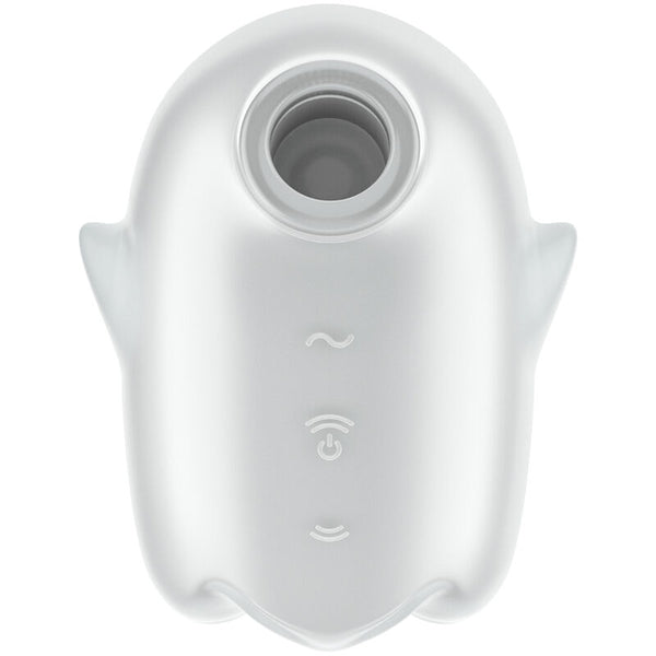 SATISFYER - GHOST AIR PULSE & VIBRATORE BIANCO