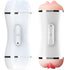 ARMONY - MASTURBATORE VIBRATORE DOPPIO PER VAGINA E BOCCA BIANCO