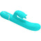 PRETTY LOVE - VIBRATORE RABBIT CON LECCATURA VERDE ACQUA