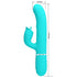 PRETTY LOVE - VIBRATORE RABBIT CON LECCATURA VERDE ACQUA