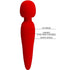 PRETTY LOVE - MASSAGGIATORE MEREDITH 12 MODALIT DI VIBRAZIONE ROSSO