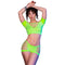 CHILIROSE - CR 4433 TOP E SHORTS VERDE S/M