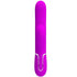PRETTY LOVE - VIBRATORE MULTIFUNZIONE PERLITA 3 IN 1 G-SPOT VIOLA