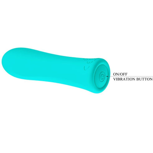 PRETTY LOVE - ALFREDA SUPER POWER VIBRATORE VERDE ACQUA