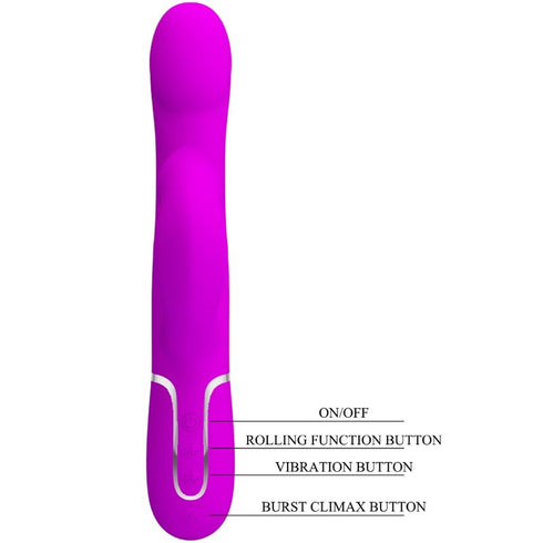 PRETTY LOVE - PERLE VIBRATORE RABBIT VIOLA