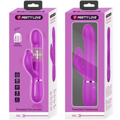 PRETTY LOVE - PERLE VIBRATORE RABBIT VIOLA