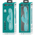 PRETTY LOVE - VIBRATORE DEJON RABBIT 3 IN 1 MULTIFUNZIONE VERDE ACQUA