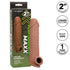 CALEXOTICS - PERFORMANCE MAXX LIFE-LIKE EXTENSION 8 PELLE MARRONE