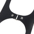 SUBBLIME - IMBRACATURA COMPLETA CON FIBBIE IN PELLE NERA TAGLIA UNICA