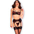 CHILIROSE - CR 4693 SET QUATTRO PEZZI ROSSO/NERO S