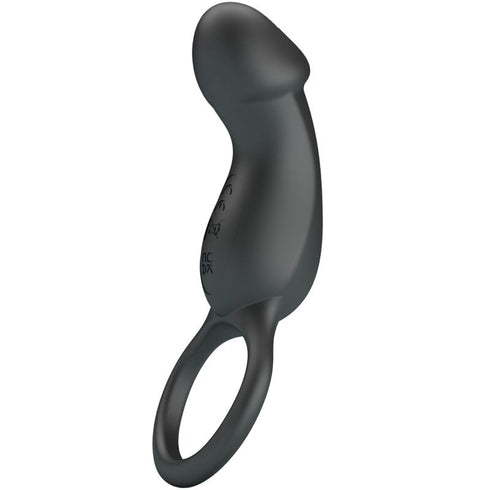 PRETTY LOVE - ANELLO ANALE E VIBRATORE WARREN BLACK