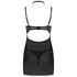 LIVCO CORSETTI FASHION - SET BINELLA BABYDOLL + PERIZOMA NERO