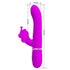 PRETTY LOVE - VIBRATORE MULTIFUNZIONE RABBIT 4 IN 1 FARFALLA FUCSIA