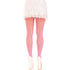 LEG AVENUE - CALZE CON APERTURE CUORE E FIOCCHI ROSA