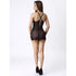 LIVCO CORSETTI FASHION - ANTONELLA LC 20203 BABYDOLL + PERIZOMA NERO S/M