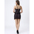 LIVCO CORSETTI FASHION - ZOE LC 20202 BABYDOLL + PERIZOMA NERO L/XL