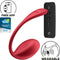 SATISFYER - SHINY PETAL STIMOLATORE CON TELECOMANDO G-POINT ROSSO APP GRATUITA