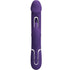 PRETTY LOVE - VIBRATORE MULTIFUNZIONE KAMPAS RABBIT 3 IN 1 CON LINGUA VIOLA