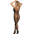 SUBBLIME - 951696 BODYSTOCKING A RETE SENZA CAVALLO CON SPALLINE SULLE SPALLE NERO TAGLIA UNICA