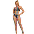 SUBBLIME - 952358 BODYSTOCKING CON COLLO ALTO IN RETE ARCOBALENO XS/M