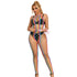 SUBBLIME - 952358 BODYSTOCKING CON COLLO ALTO IN RETE ARCOBALENO XS/M
