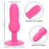 CALEXOTICS - FIRST TIME PLUG ANALE SONDA PERLINE 10 VIBRAZIONI ROSA