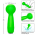 CALEXOTICS - NEON VIBES BUBBLY VIBE IL MINI MASSAGGIATORE 10 VIBRAZIONI VERDE
