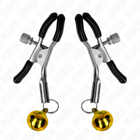 KINK - PINZA PER CAPEZZOLO A CAMPANA SINGOLA ORO 6 CM