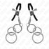 KINK - MORSETTO PER CAPEZZOLO CON 3 O-RING 6 CM