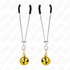 KINK - PINZE PER CAPEZZOLI A CAMPANA SOTTILE ORO 7 CM