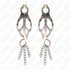 KINK - PINZE PER CAPEZZOLI TRIFOGLIO GIAPPONESE CON CATENINE ARGENTO