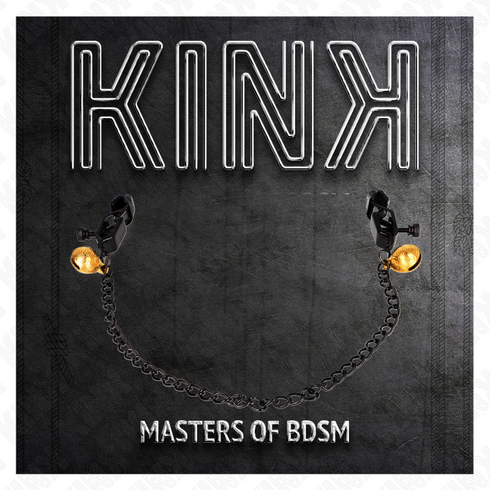 KINK - PINZE PER CAPEZZOLI A CATENA PIATTA E CAMPANA ARGENTO 30 CM