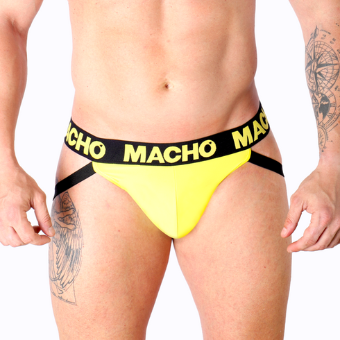 MACHO - MX25A JOCK LYCRA GIALLO S
