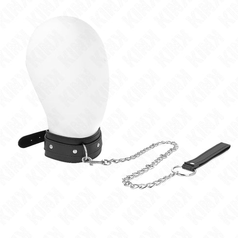 KINK - COLLANA CON GUINZAGLIO 65 CM 1 ANELLO REGOLABILE 38-49 CM X 5 CM