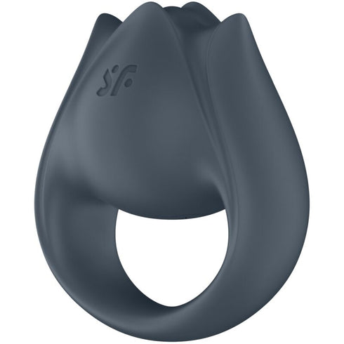 SATISFYER - PERFECT PAIR 2 MULTIVIBRATORE 2 IN 1 ANELLO PER PENE E STIMOLATORE PER DITA GRIGIO