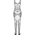 PASSION - BS 102 BODYSTOCKING NERO TAGLIA UNICA
