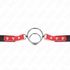 KINK - GAG CON O-RING MULTIPLI 4/4,8 CM ROSSO 38 X 56 CM