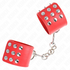 KINK - RESISTENZA DA POLSO CON CHIUSURA A SCATTO ROSSO REGOLABILE 19-24 CM X 5,5 CM