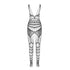 PASSION - BS 102 BODYSTOCKING NERO TAGLIA UNICA