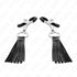 KINK - MORSETTI PER CAPEZZOLI IN SIMILPELLE CON NAPPINE 6 CM