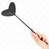 KINK - PALETTE NERA A FORMA DI CUORE 33 X 10 CM