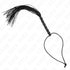 KINK - MINI FRUSTA IN SILICONE CON 6 PERLINE NERE 26 CM