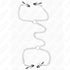 KINK - MORSETTI PER CAPEZZOLI A 4 CATENE 32 CM CON CATENE 14 CM