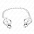 KINK - PINZE PER CAPEZZOLI TRIFOGLIO GIAPPONESE CON CATENA ARGENTO 30 CM