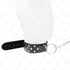 KINK - COLLANA CON CINTURINO AD ANELLO RIVETTO CON CINTURA 65 CM NERO REGOLABILE 36-50 CM X 3,8 CM