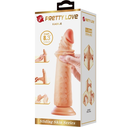 PRETTY LOVE - KABLE PENE SUPER REALISTICO 21 CM MODELLO FLESH 2