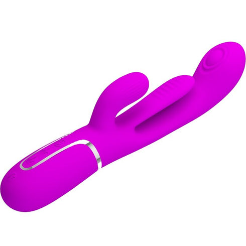 PRETTY LOVE - SHANIA VIBRATORE TRIPLO RABBIT MULTIFUNZIONE ROSA