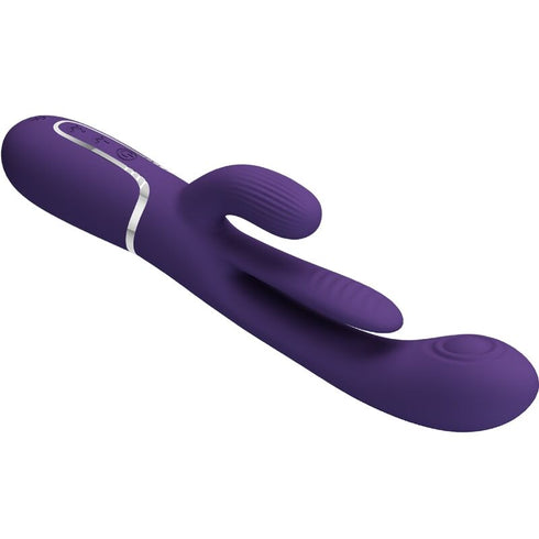 PRETTY LOVE - SHANIA VIBRATORE TRIPLO RABBIT MULTIFUNZIONE VIOLA