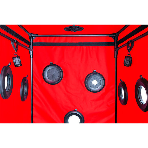 SECRET DOME - KINK CLUB CABIN SCANDALE NERO E ROSSO